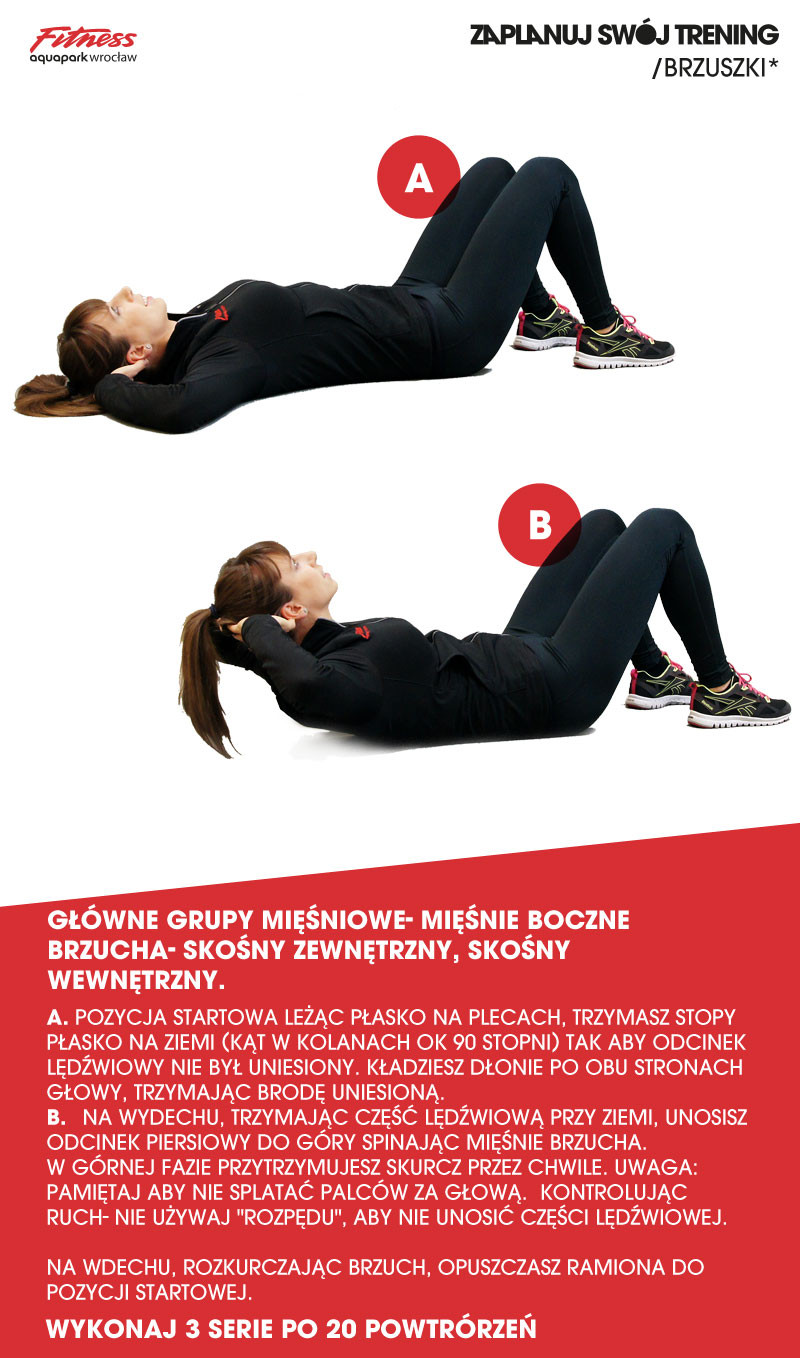 Plan treningowy - płaski brzuch